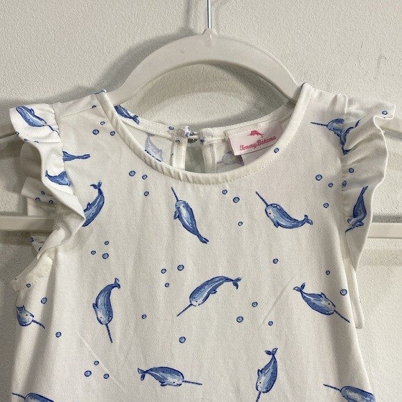 Tommy Bahama 3T Dress Swordfish Print NWT - Picture 2 of 12